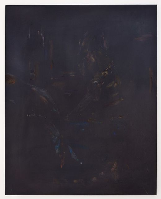 Maaike Schoorel, Oil on canvas, Julliette smoking, 2014