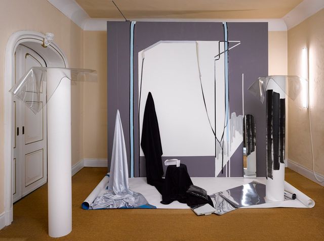 Peggy Franck, Inkjet prints, pvc, spray paint, paper, perspex, Waiting for the quiet moment to come,, 2009