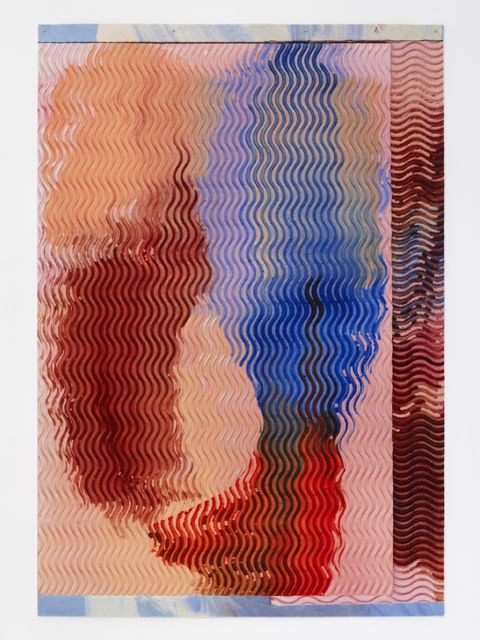 Peggy Franck, Digital print on carpet, Her effort to escape, 2018