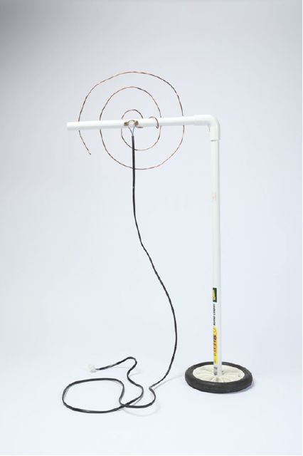 Amalia Pica, Tv-antennas made out of found material, Unintentional monument (a tribute to the Nagoya TV-tower), 2010