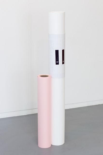 Jimmy Robert, Inkjet print, paper rolls, Untitled, 2012