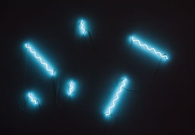 Daniel Van Straalen, Installation with neon lights, Untitled, 2015