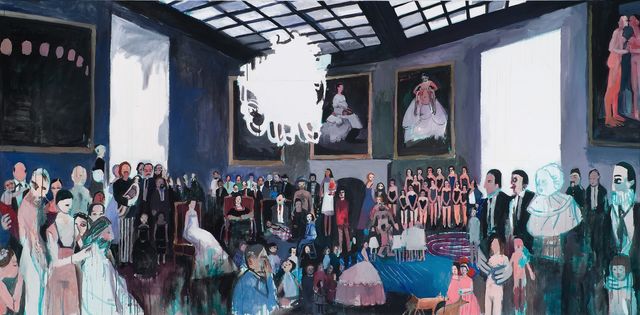 Helen Verhoeven, Acrylic on canvas, Event One, 2008