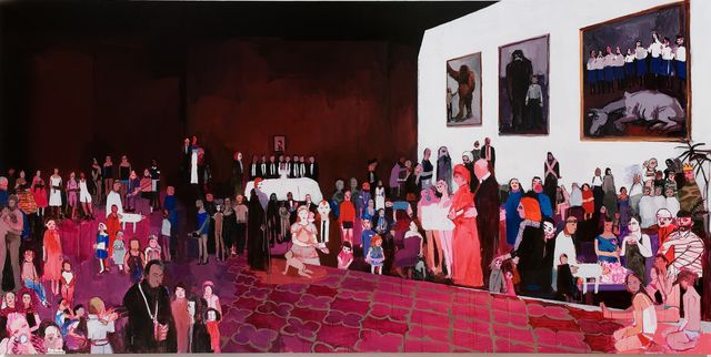 Helen Verhoeven, Acrylic on canvas, Event Two, 2008