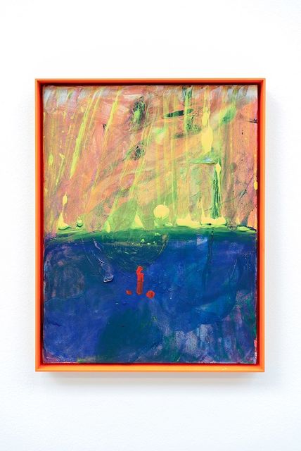 Sue Tompkins, Acrylic on canvas, aluminium frame, Mores (2018). Courtesy of The Modern Institute., 