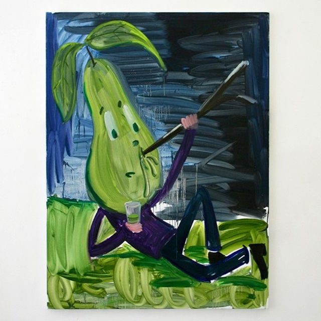 Pim Blokker, Oil on canvas, 120 x 160 cm, Juicy Scumbag, 2014, 