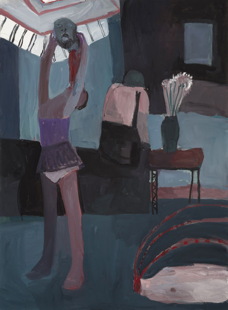 Helen Verhoeven, Acrylic on canvas, Judith I, 2018