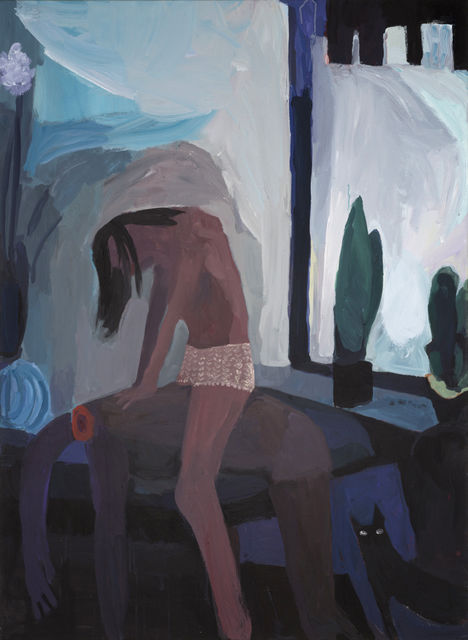 Helen Verhoeven, Acrylic on canvas, Judith II, 2018