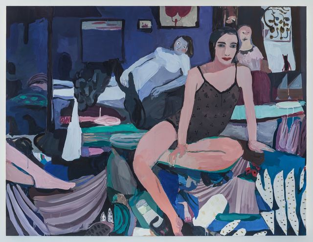 Helen Verhoeven, Acrylic on linnen, Libby - Feet, 2016
