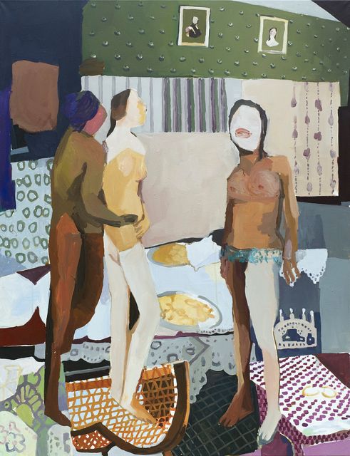 Helen Verhoeven, Acrylic on linnen, The Maybes 4, 2015