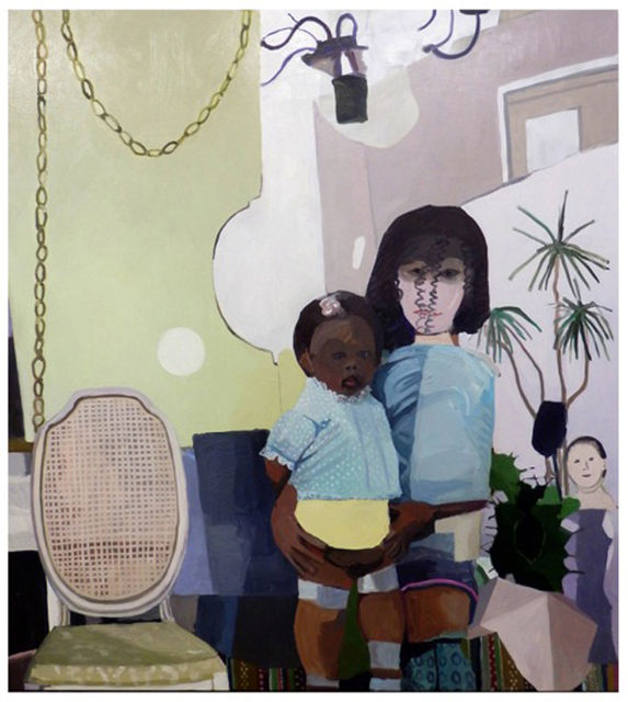 Helen Verhoeven, Acrylic on linnen, The Waiting 7, 2013