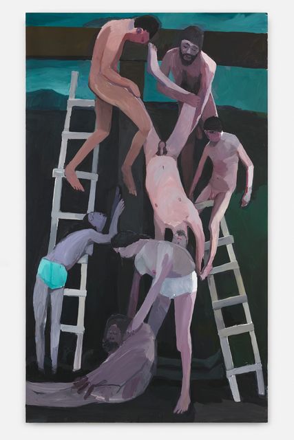 Helen Verhoeven, Acrylic on linnen, Descend From The Cross, 2017