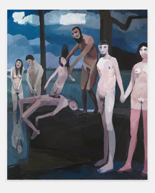 Helen Verhoeven, Acrylic on linnen, Fall Of Man, 2017