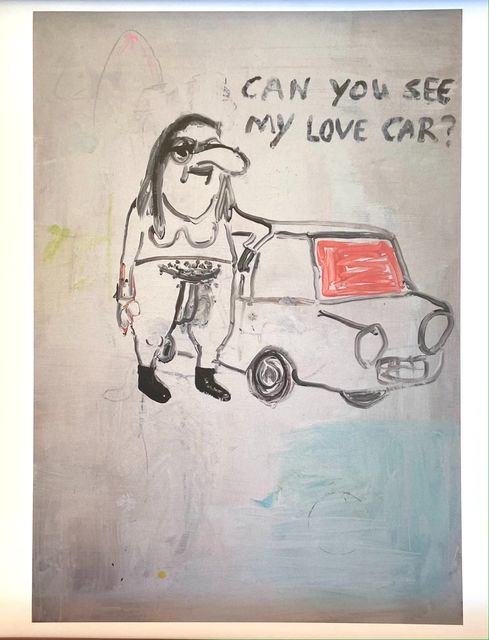 Gummbah, Acrylic on canvas, Can you see my love car, 2007