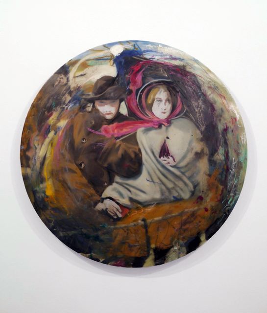 Tom Gidley, Oil, resin, pigments, metal dust on aluminium, After the Flood, 2012