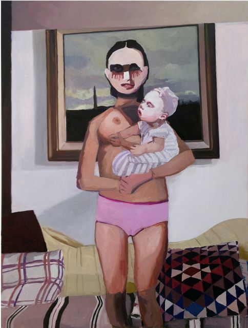 Helen Verhoeven, Oil on canvas, Mother 7, 2013
