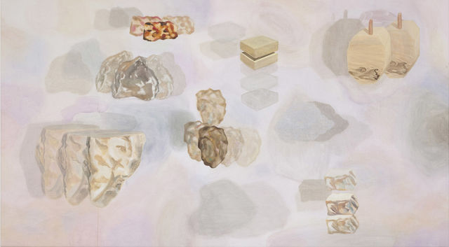 Aukje Koks, Oil on linen, Masse sans terre, 