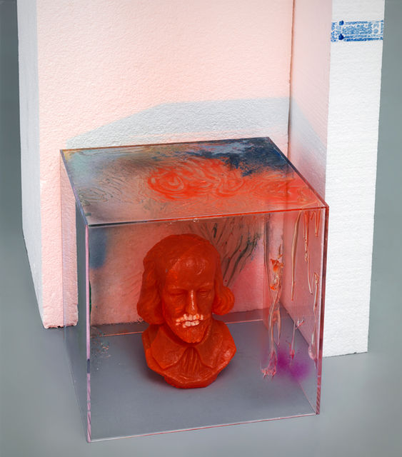 Nathaniel Mellors, Resin, perspex, silicon, pigment, false-teeth, Cave Box 1, 2013