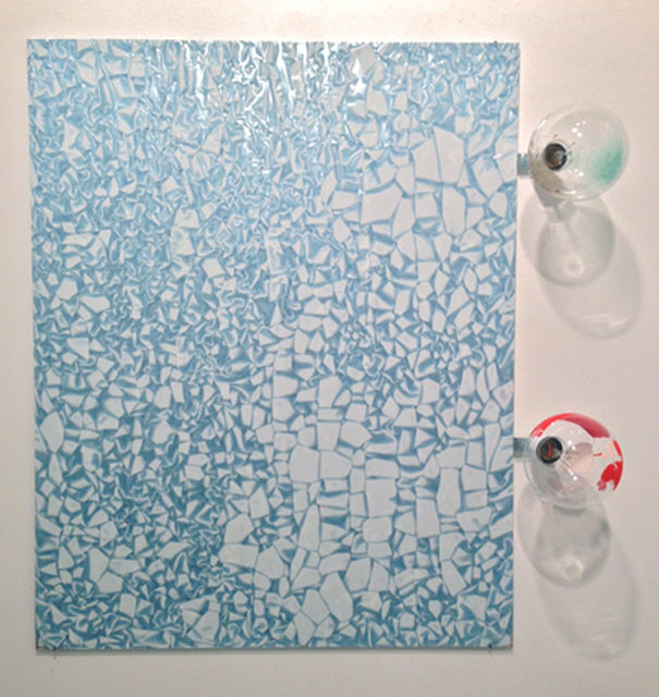 Peggy Franck, Acrylic sheet, lightbulbs, acrylic paint, spray paint, Untitled (Tieten, Kont II), 