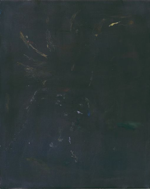 Maaike Schoorel, Oil on canvas, Bird (cockatoo in grey), 2016