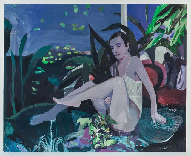 Helen Verhoeven, Acrylic on linen, Libby - Water, 2016