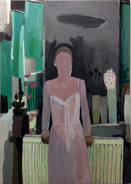 Helen Verhoeven, Acrylic on linen, Libby - Radiator, 2016