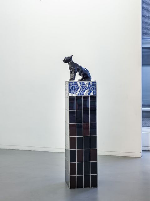 Helen Verhoeven, Ceramic and mosaic, Cat, 2016