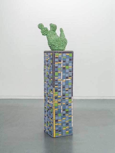 Helen Verhoeven, Ceramic and mosaic, Cactus, 2016