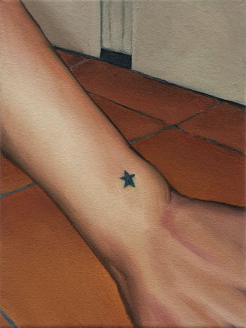 Bobbi Essers, Oil on canvas, Starry night, 2022