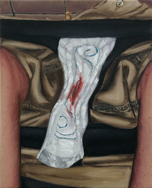 Bobbi Essers, Oil on canvas, First Drip, 2022