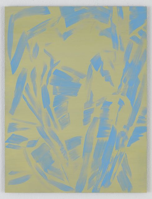 Marjolein Rothman, Oil on aluminium, Irisses IV, 2022