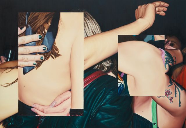 Bobbi Essers, Oil on Canvas, Love Ridden (I've looked at you), 2025