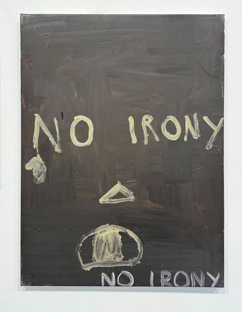 Bert Mebius, Acrylic on Canvas, z.t. (No Irony), 2024