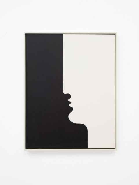 Thomas Raat, Alkyd on linen, Profile#1, 2023