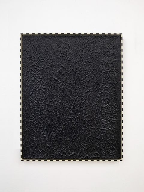 Thomas Raat, Structure paint, Alkyd on linen, artist frame, Mono#3, 
