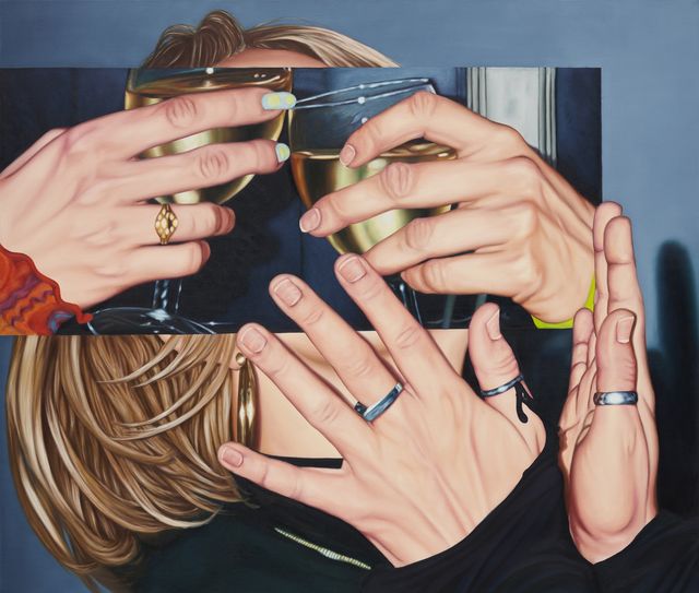 Bobbi Essers, Oil on Canvas, My Shining Stars, 2025