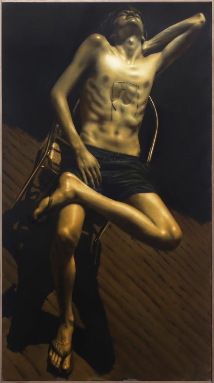 Andrei Nițu, Oil on Canvas, Hunter 2, 2025